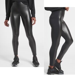 Athleta Delancey Gleam Tight Lustre Black Size XL